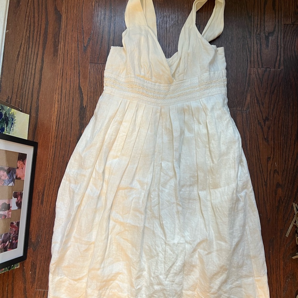 Sundance Cream Summer Sundress Dress